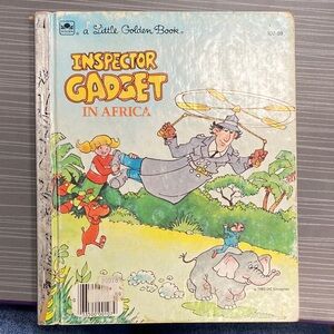 Inspector Gadget in Africa Little Golden Book
